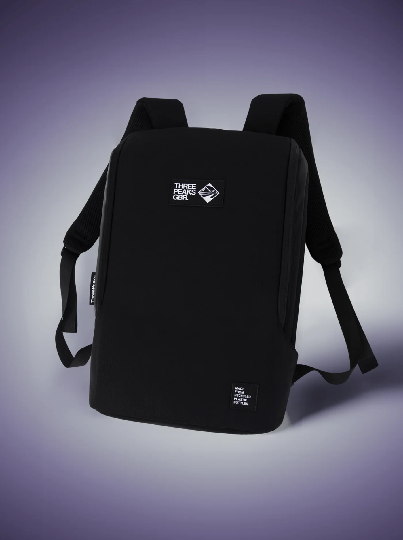 Three Peaks GBR Commuter 22L backpack in black with black tag